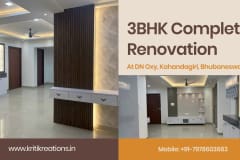 3BHK Complete Renovation at DN Oxy, Kahandagiri, Bhubaneswar