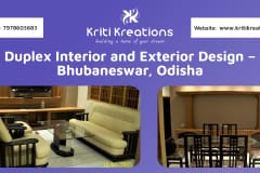 Duplex Interior and Exterior Design - Bhubaneswar, Odisha