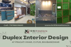 Duplex Interior Design at Pragati Vihar, CS Pur, Bhubaneswar