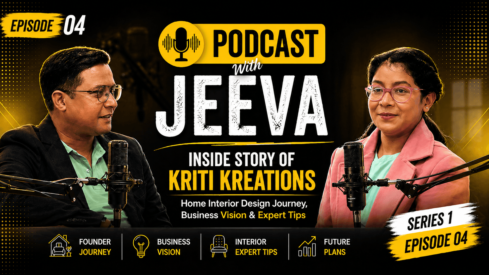 Podcast with Jeeva – Overcoming Early Challenges – S1 E4