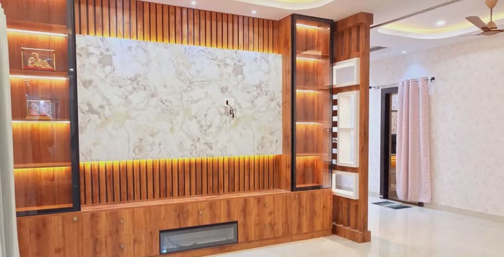 L-Shaped Modular Kitchen