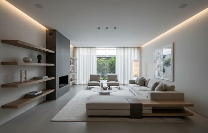 L-Shaped Modular Kitchen