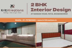 2 BHK Interior Design at Nandan Vihar, Patia, Bhubaneswar