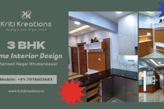 3 BHK Home Interior Design at Saheed Nagar, Bhubaneswar