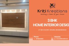 3 BHK HOME INTERIOR DESIGN AT SBI COLONY, KESURA, BHUBANESWAR