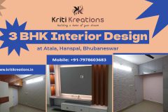 3 BHK Interior Design at Atala, Hanspal, Bhubaneswar