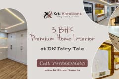 3 BHK Premium Home Interior Design at DN Fairy Tale