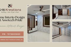 3 BHK Premium Interior Design at Assotech Pride, Bhubaneswar