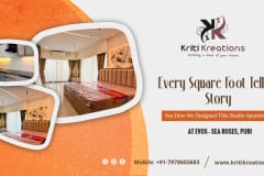 Every Square Foot Tells a Story – See How We Designed This Studio Apartment at EVOS - Sea Roses, Puri