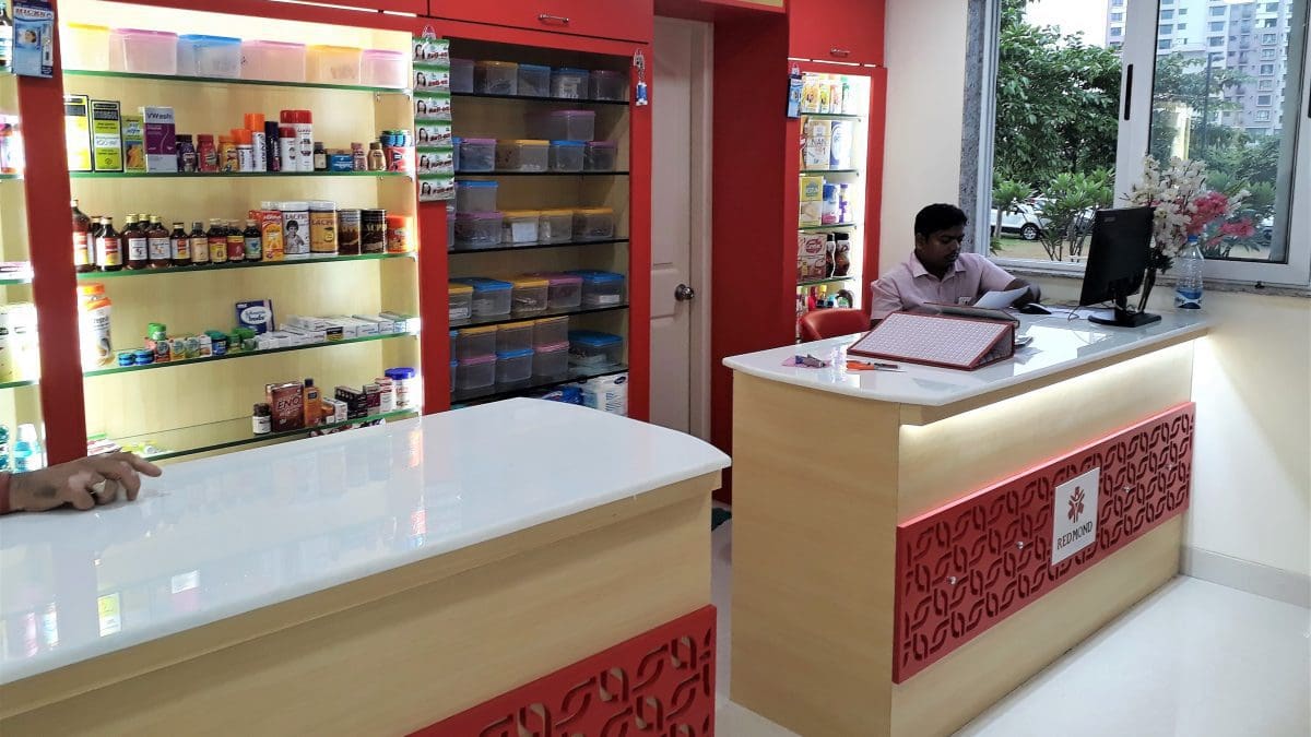 medical shop design at patia bhubaneswar