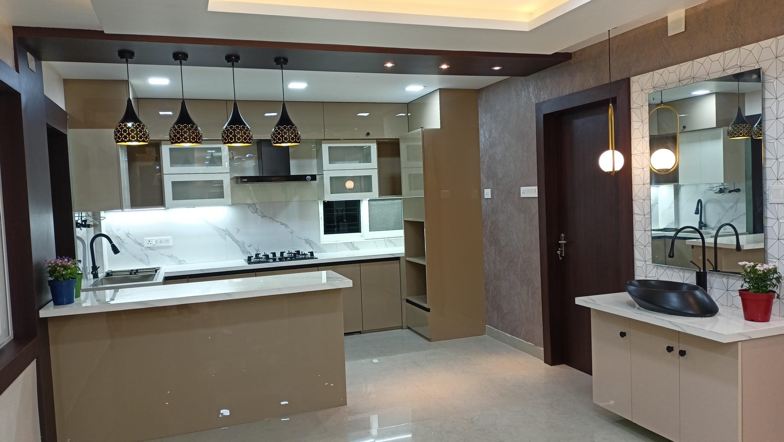 A Beautiful & Functional Modular Kitchen at Patrapada, Bhubaneswar