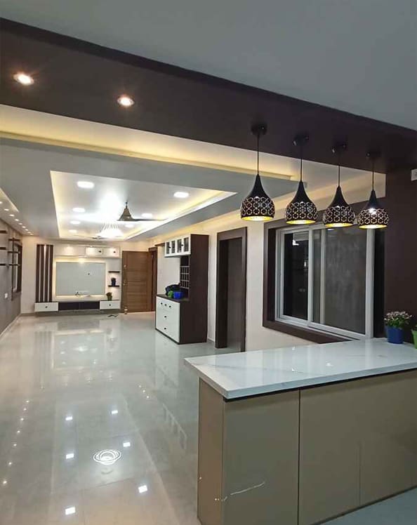 3 BHK Home Interior Design at Patrapada, Bhubaneswar